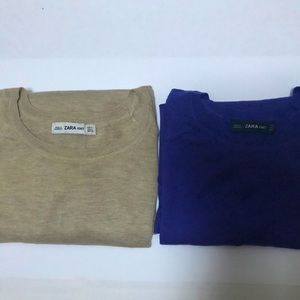 Two Zara sweaters